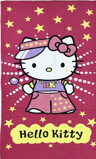

Полотенце пляжное Vende Велюр Hello Kitty 75x150 см (ts-02179)