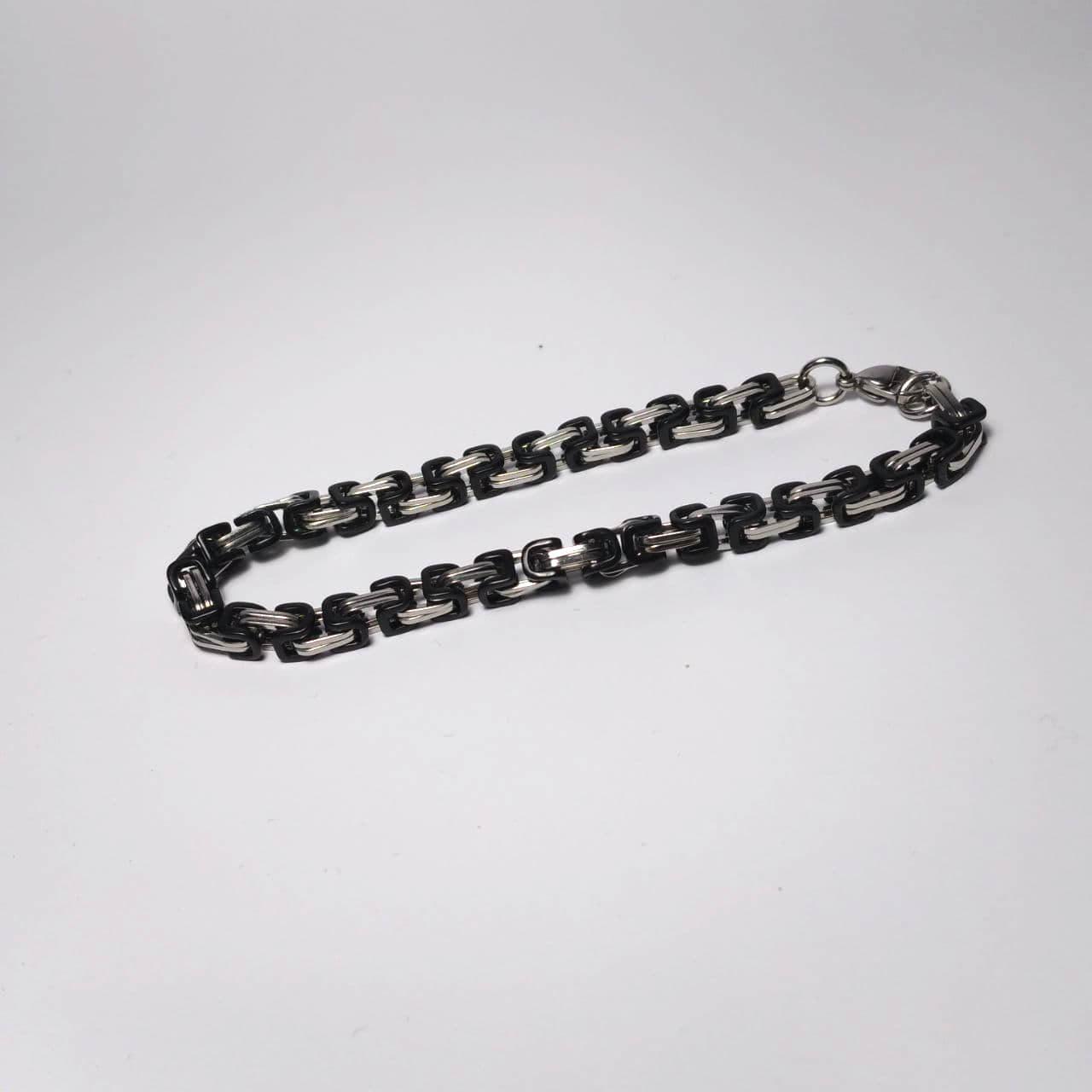 

Браслет мужской Stainless Steel медицинская сталь 22 см 004121