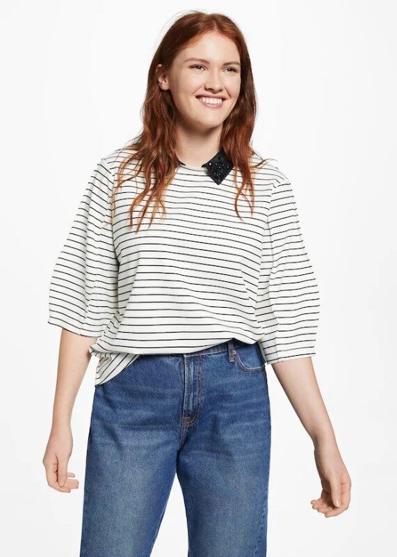 

Свитшот Mango Violeta 23055687 Plus Size 52р