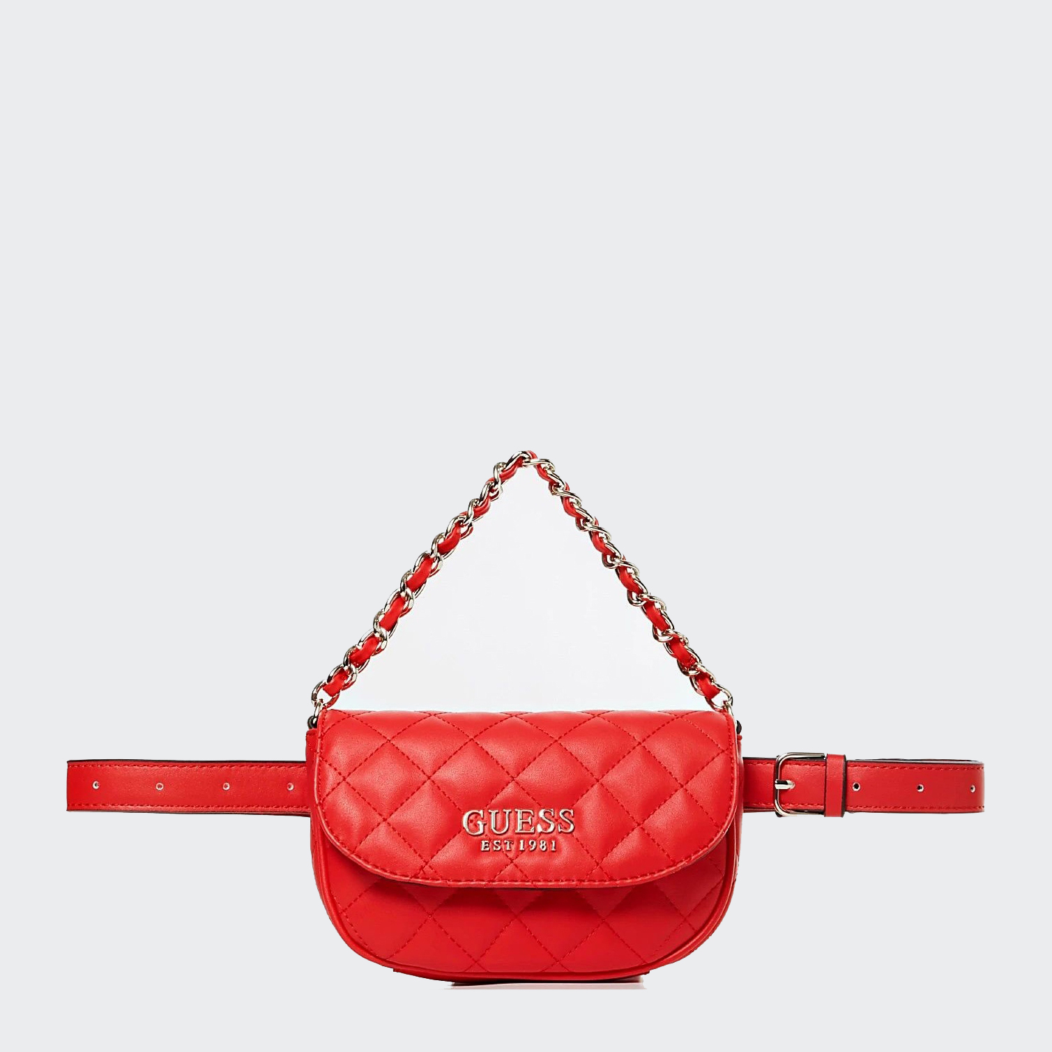 

Сумка-поясная женская Guess HWVG7667800-RED Красная