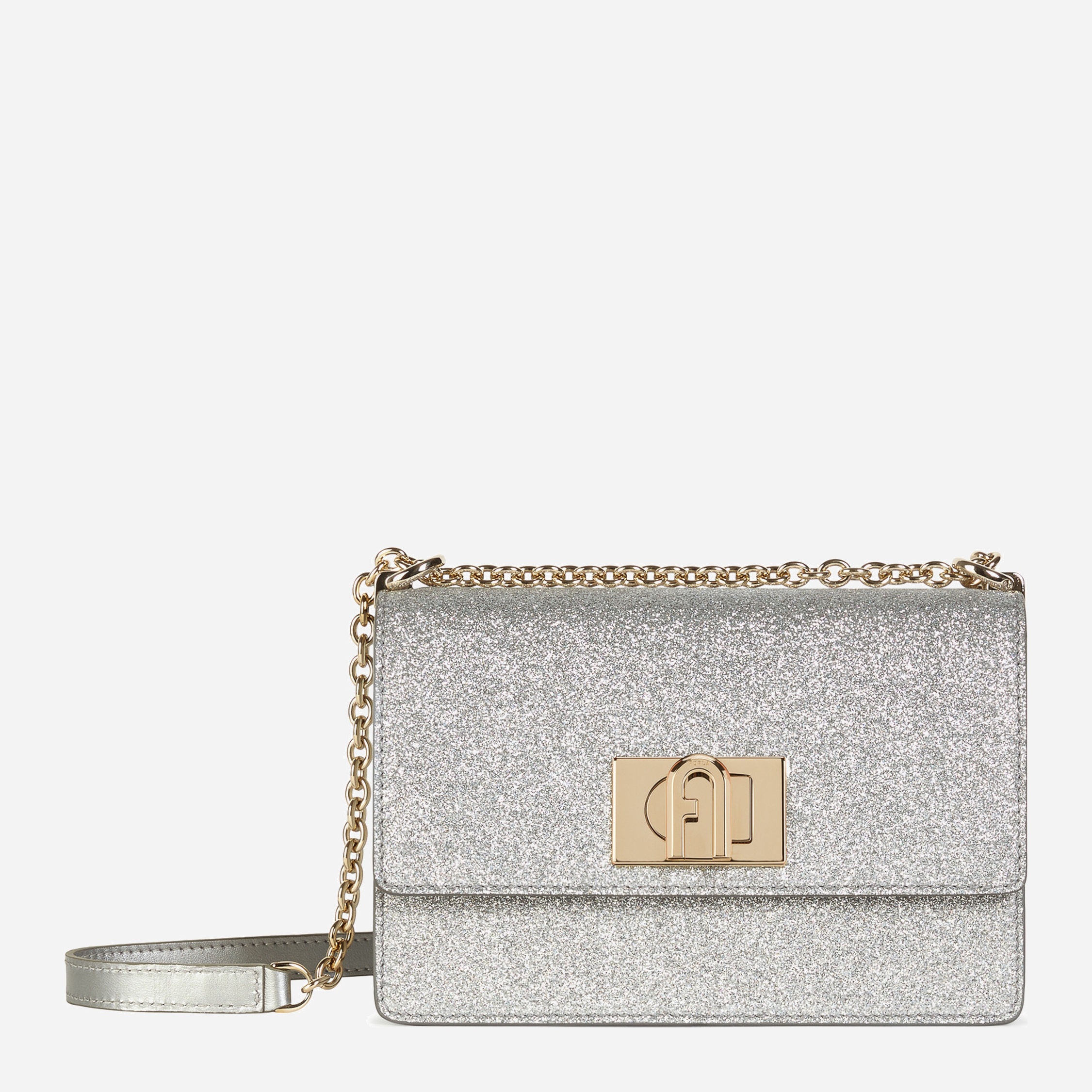 

Сумка женская Furla 1927 Mini Crossbody 20 BAFKACO Серебристая