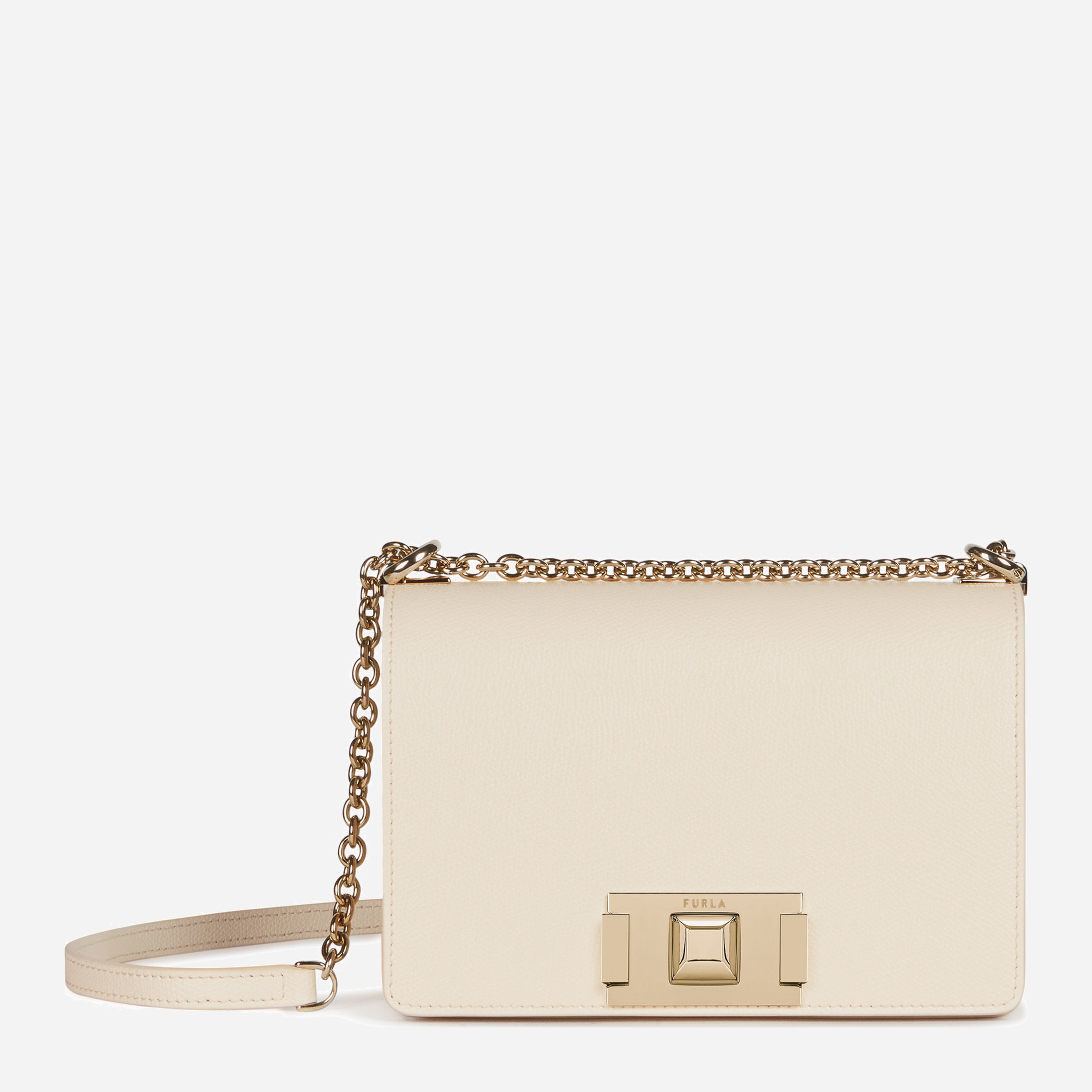 

Сумка женская кожаная Furla Mimi' Mini Crossbody BVA6NMB Молочная