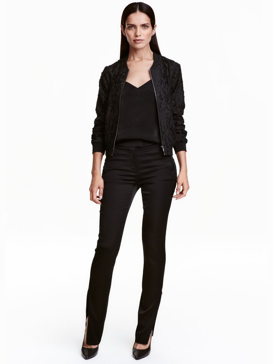 

Брюки H&M 04-0420457-4 38 Черные (СА2000001632529)