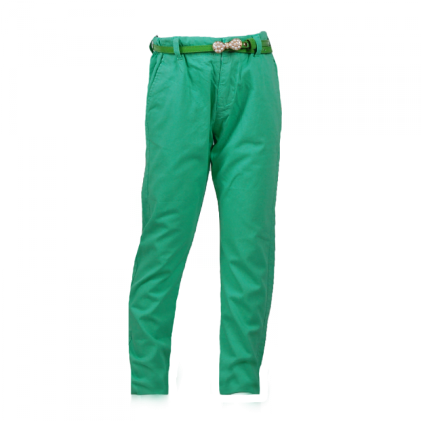 

Детские штаны с поясом 6 лет (116 см) O 60029-green зеленый цвет