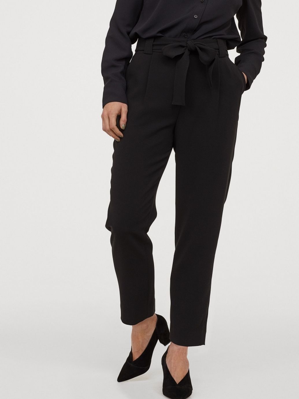 

Брюки H&M 04-0749615-0 44 Черные (СА2000001656495)