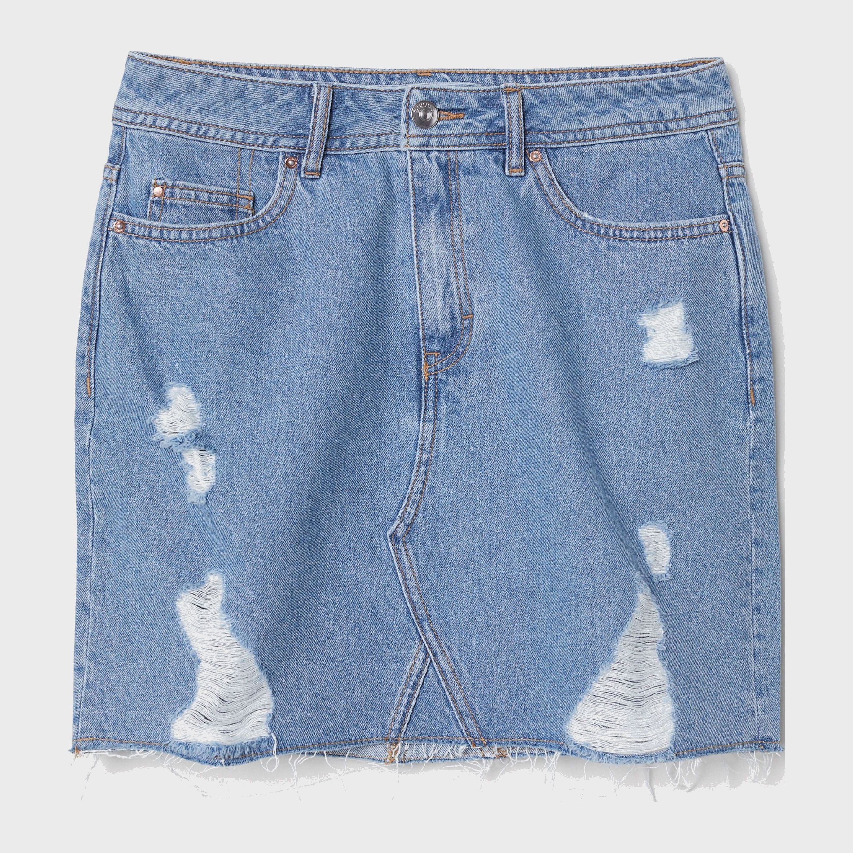 

Юбка джинсовая H&M Divided 0639552-8  Голубая (СА2000001554241, Юбка джинсовая H&M Divided 0639552-8 38 Голубая (СА2000001554241)