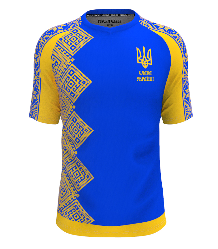 

Футболка мужская патриотическая RIGO Болеем за Украину Синяя с желтым  (R.CFU.M.04, Футболка мужская патриотическая RIGO Болеем за Украину Синяя с желтым XS (R.CFU.M.04)