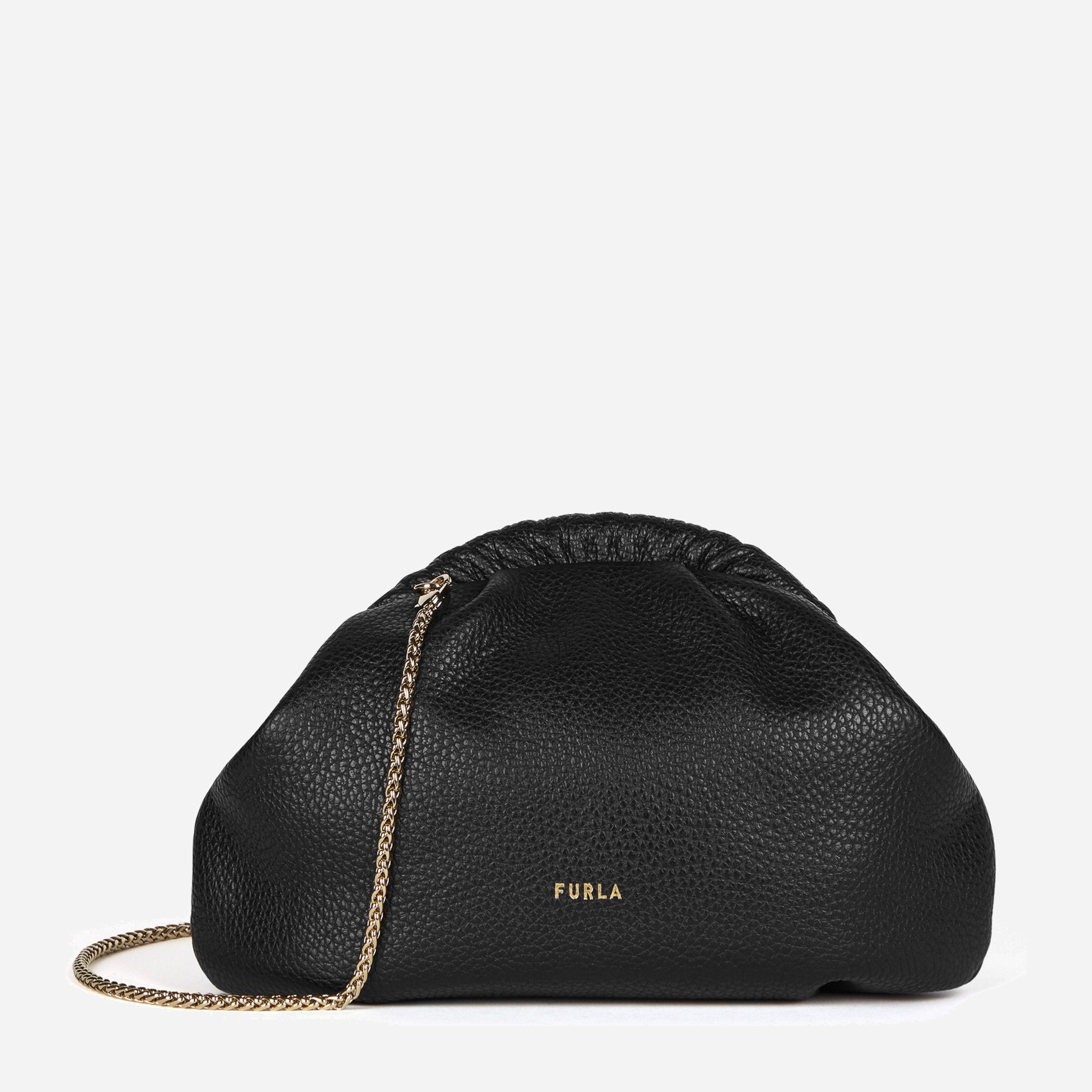 

Сумка женская кожаная Furla Evening S Clutch WB00260HSF000O6000 Черная