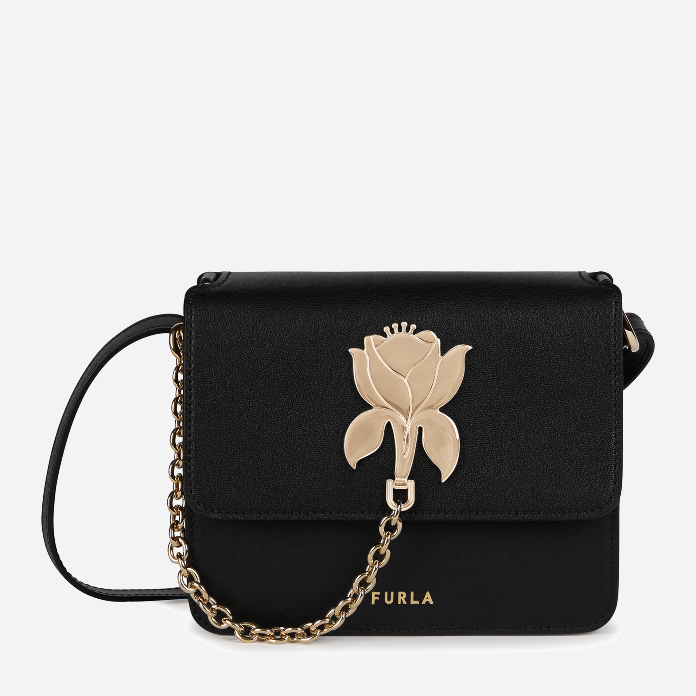 

Сумка женская кожаная Furla Tuberosa Mini Crossbody WB00168MSD000O6000 Черная