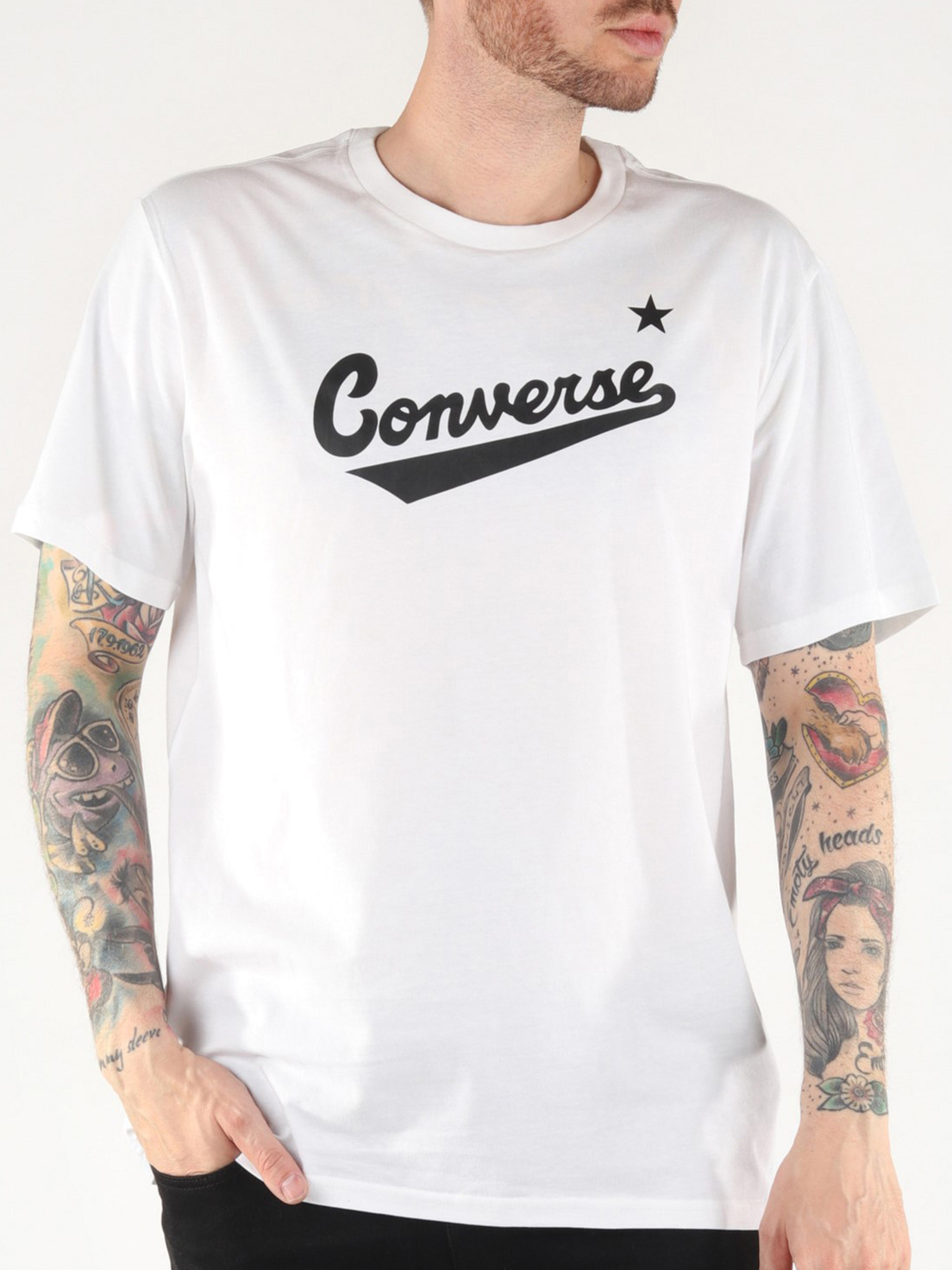 

Футболка Converse Center Front Logo Tee White 10018235-102, Футболка Converse Center Front Logo Tee White 10018235-102 XL