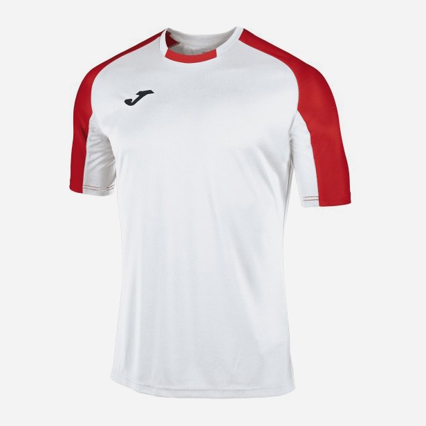 

Футболка спортивная Joma Essential 2XL-3XL Бело-красная (101105.206_2XL-3XL)