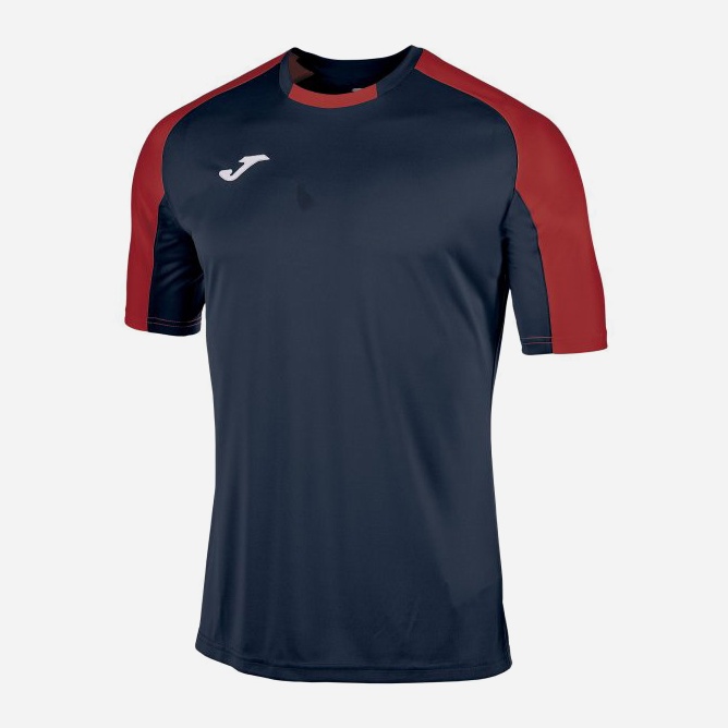 

Футболка спортивная Joma Essential  Темно-сине-красная (101105.306, Футболка спортивная Joma Essential S Темно-сине-красная (101105.306_S)