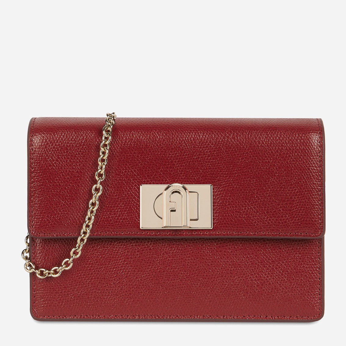 

Сумка-поясная женская кожаная Furla 1927 Mini Crossbody + Belt Bag - Ares Красная