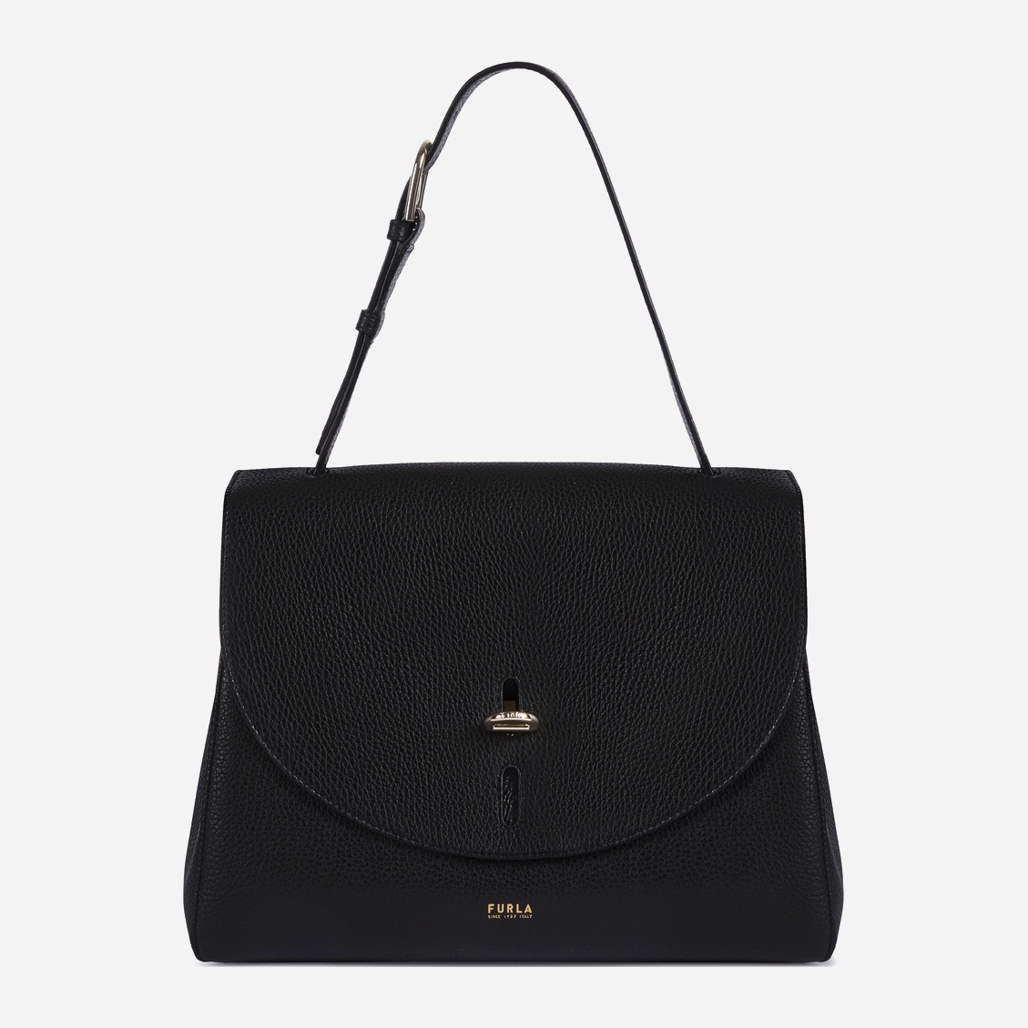 

Женская кожаная сумка Furla Net M Top Handle - Vitello Черная