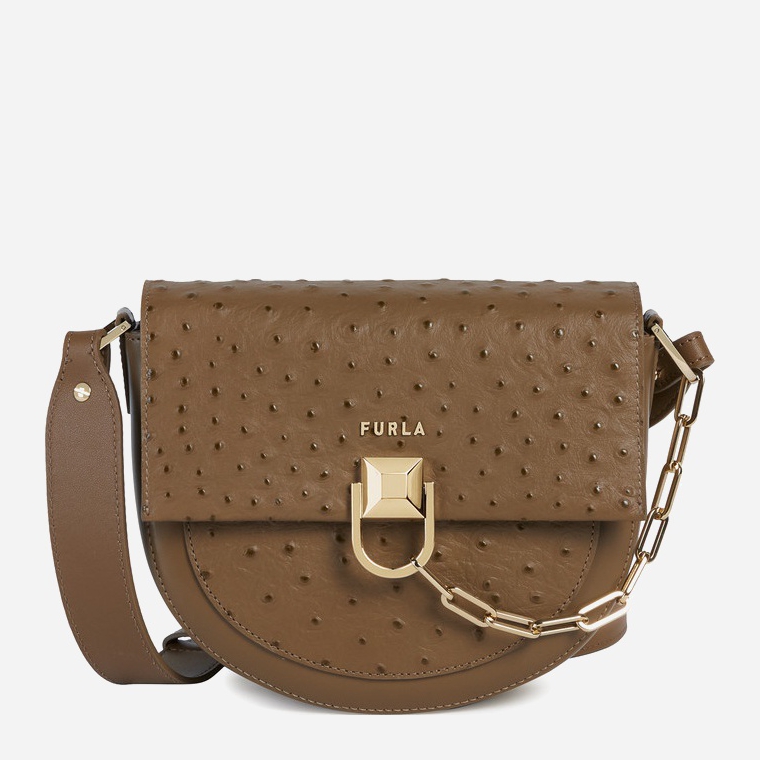 

Женская кожаная сумка Furla Miss Mimi' Mini Crossbody - Vitello Комбинированная