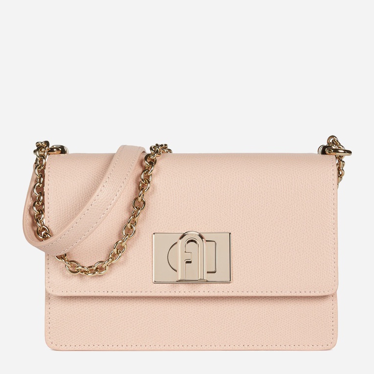 

Женская кожаная сумка Furla 1927 Mini Crossbody 20 - Ares Розовая