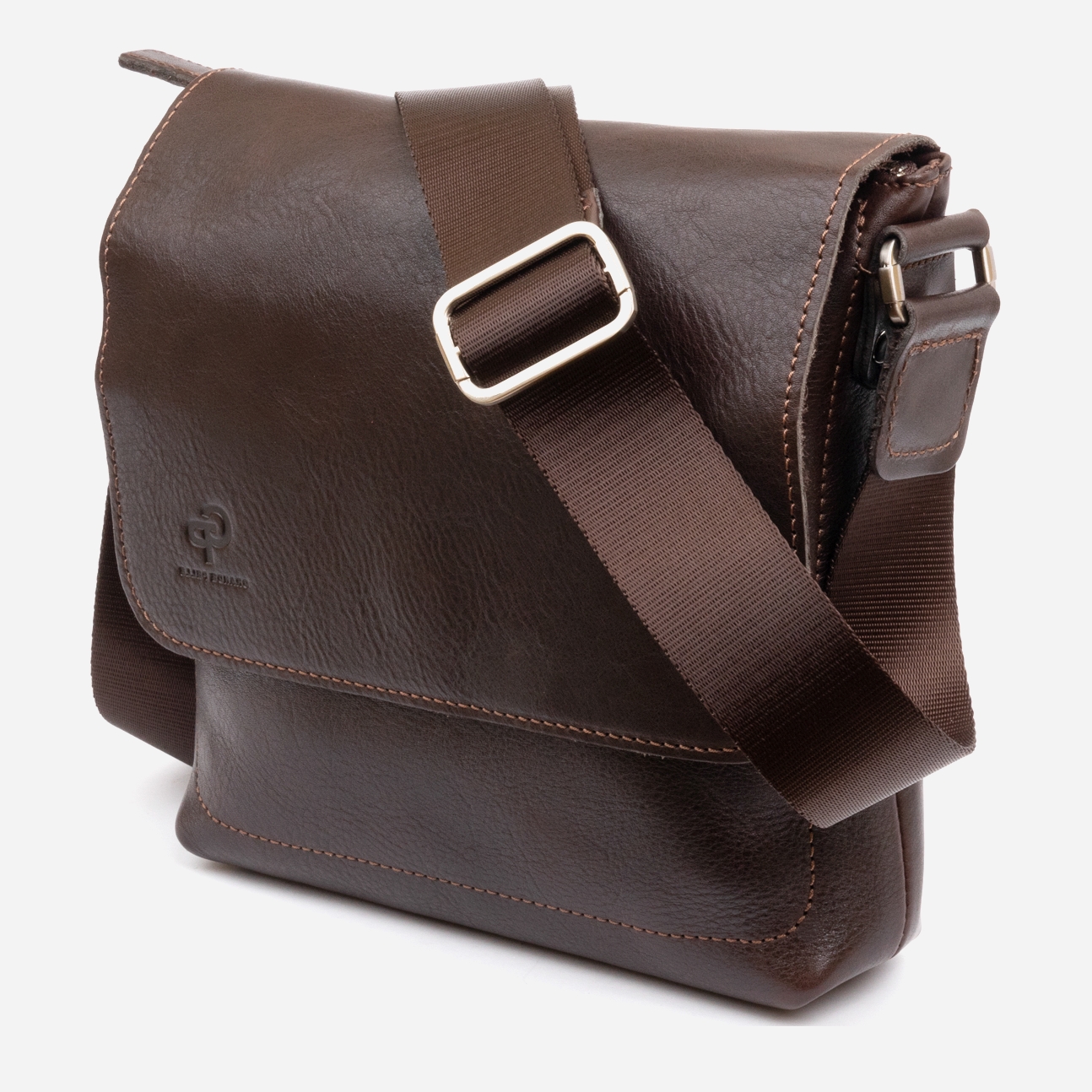 

Мужская сумка кожаная Grande Pelle leather-11334 Коричневая