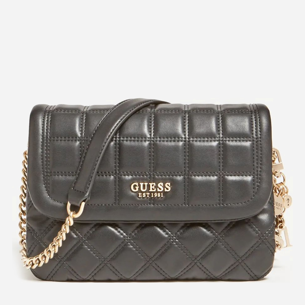 

Женская сумка Guess Kamina Flap HWVS8111200-BLA Черная