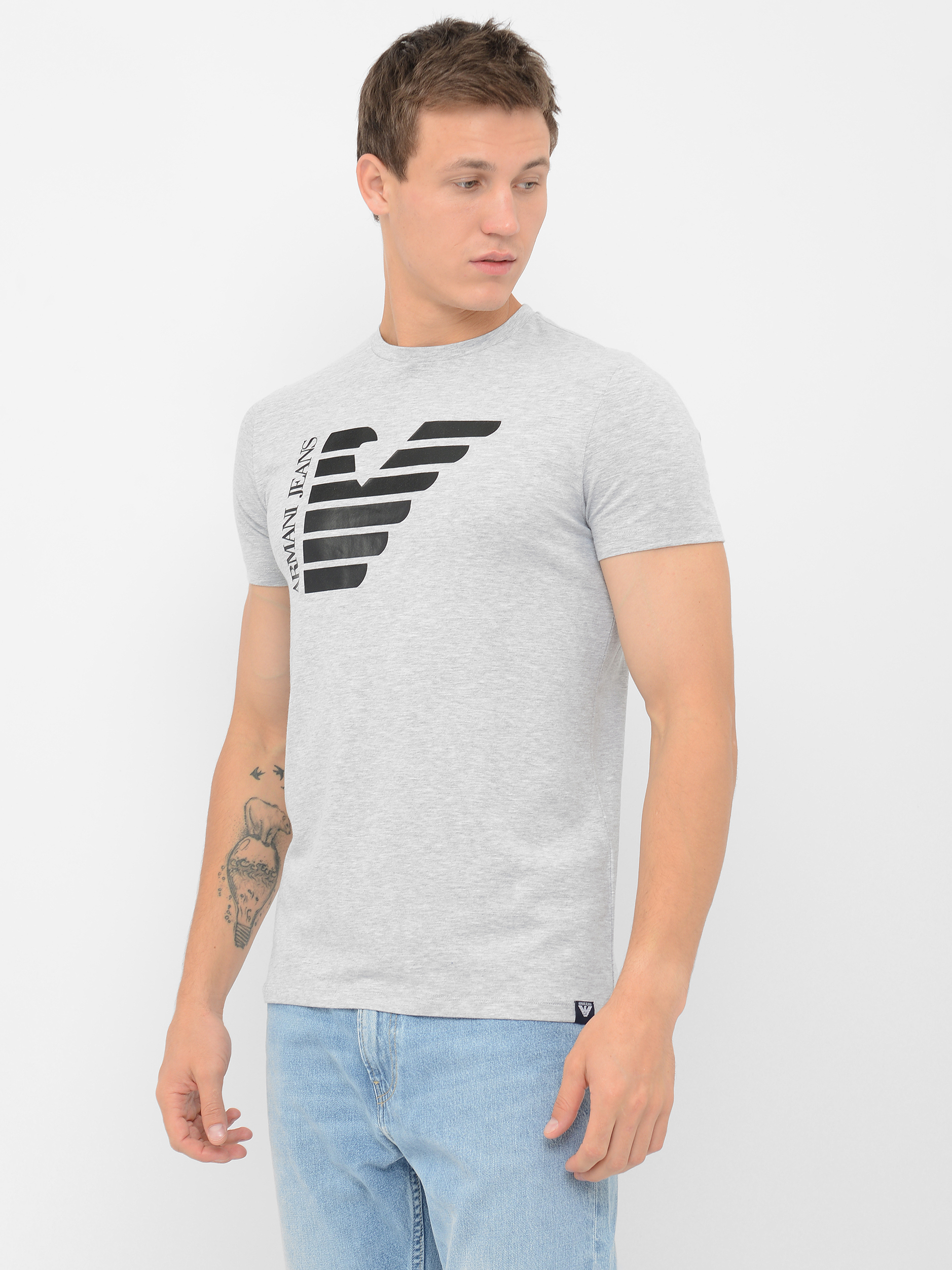 

Футболка Armani Jeans 10254.2  (44) Серая, Футболка Armani Jeans 10254.2 S (44) Серая