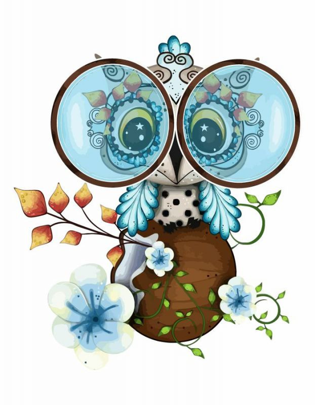 

Картина по номерам. Rosa „Cute Owl“ 35х45см N00013210 393383