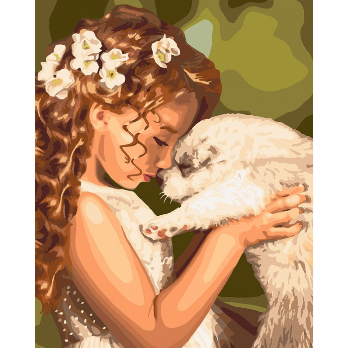 

Картина по номерам. "Мой любимец" 40*50см KHO2340 392857