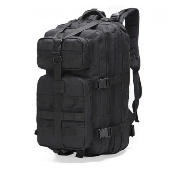 

Тактический военный походный рюкзак Oxford 600D 35л Украина Black (1038ch)