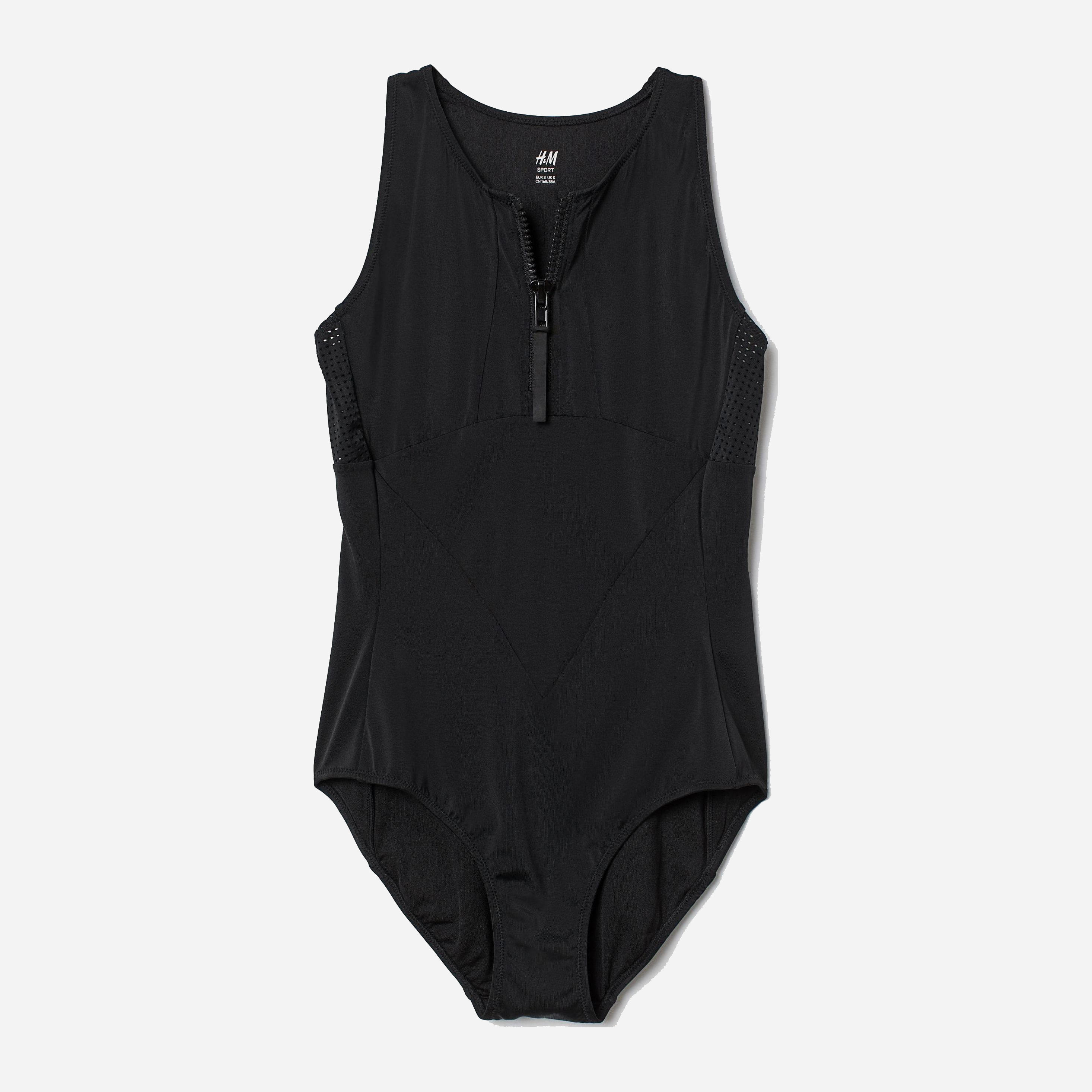 

Купальник слитный женский H&M SPORT 0684008-9 XS Черный