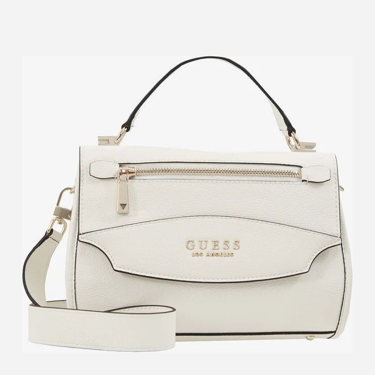 

Женская сумка Guess LIAS TOP HANDLE FLAP HWVG7670180-WHI Белая