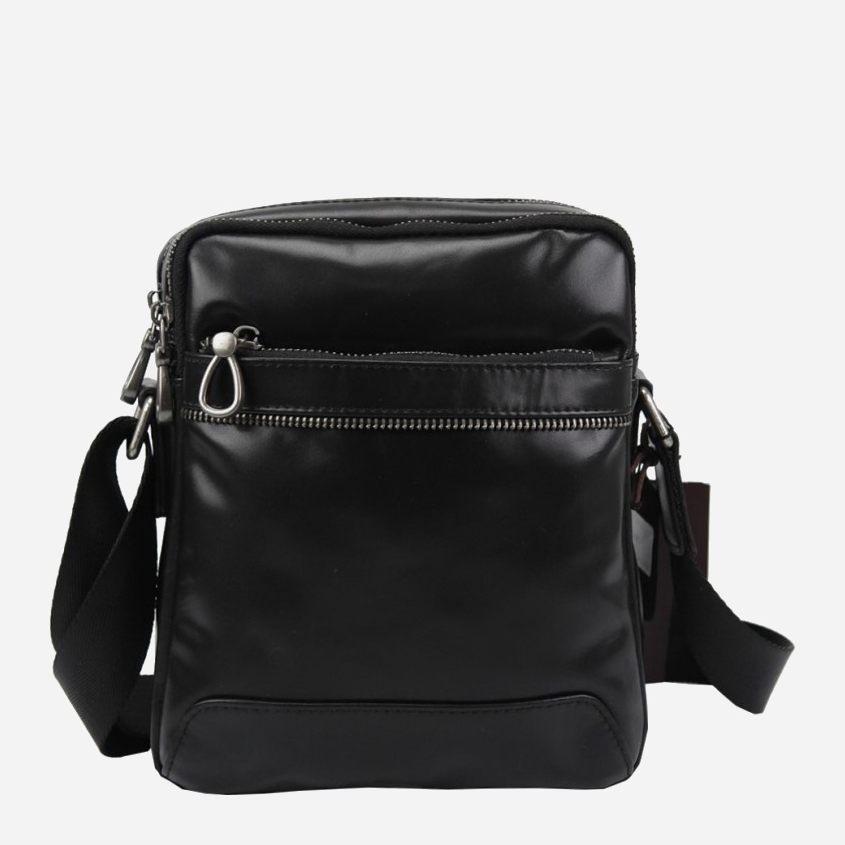 

Мужская сумка кожаная Tiding Bag 9823A Черная