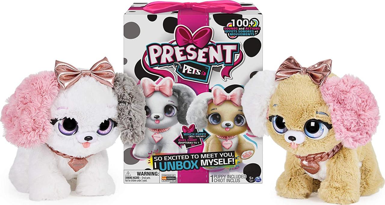 

Интерактивный щенок сюрприз Present Pets Spin Master