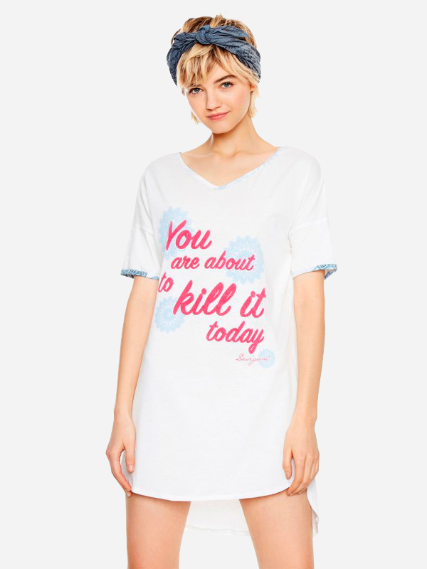 

Туника Desigual 18SNVK11-1000, Туника Desigual 18SNVK11-1000 L