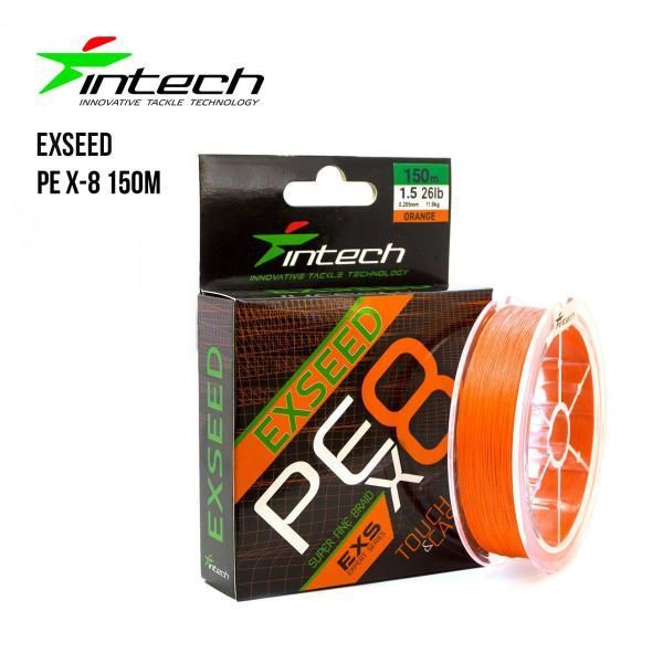 

Шнур плетеный Intech Exseed PE X-8 150m (1.0 (19lb / 8.62kg))