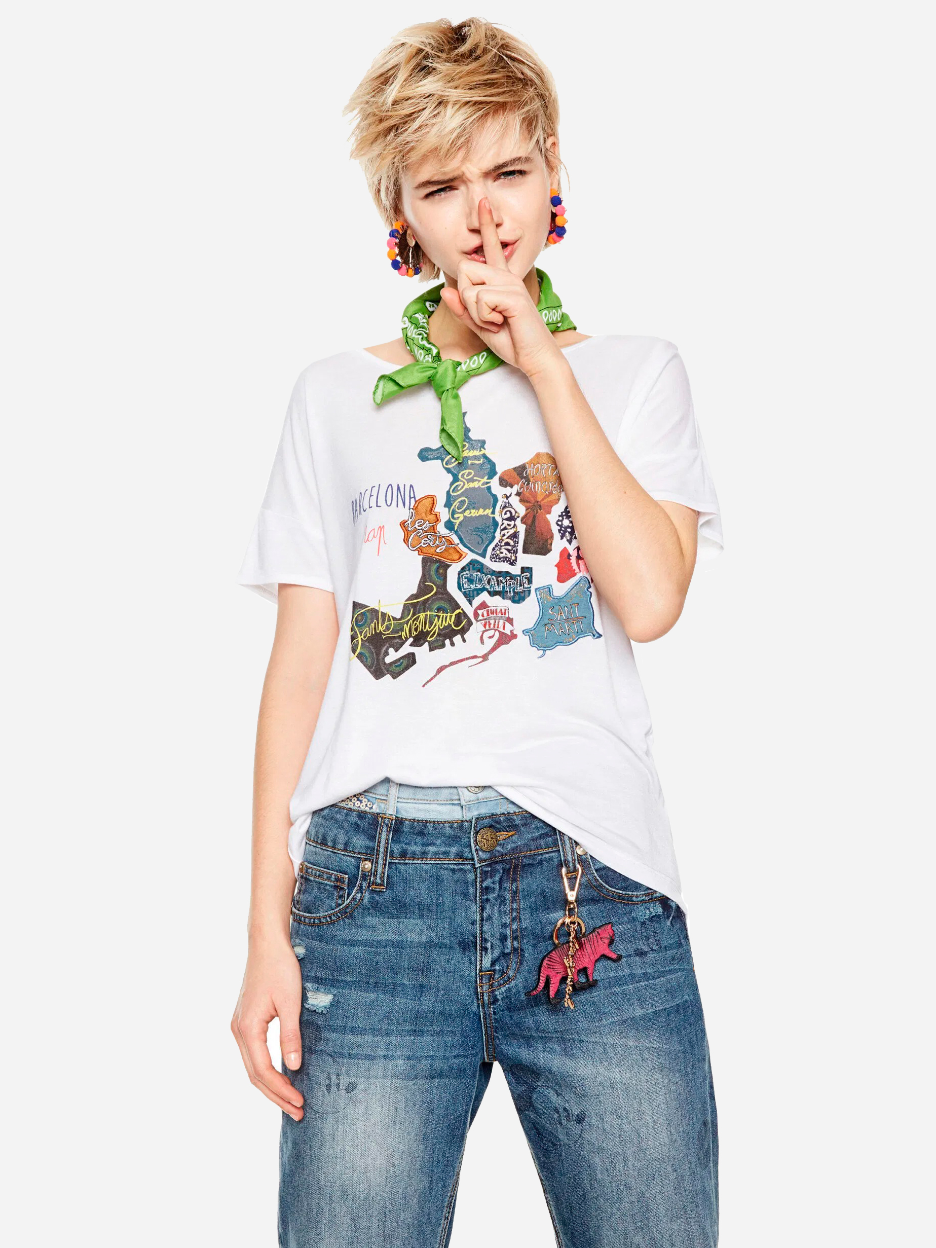 

Футболка Desigual 75T24G9-1015 XL