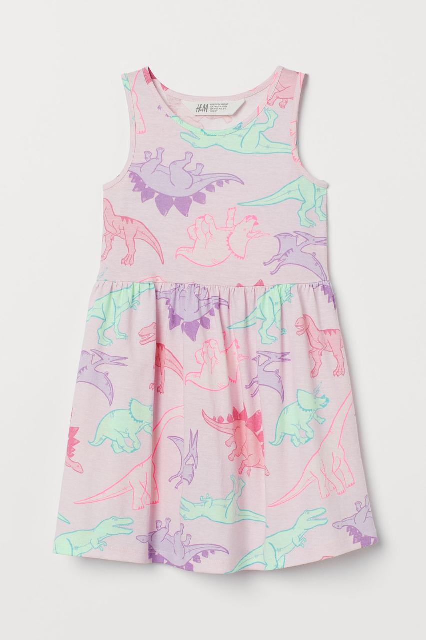 

Платье H&M без рукавов 110-116 см Розовое динозавры (plsh&m0870530056)