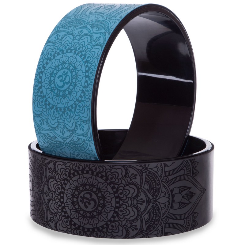 

Колесо-кольцо для йоги Fit Wheel Yoga FI-2432 (EVA, PP, р-р 33х14см, цвета в ассортименте) черный