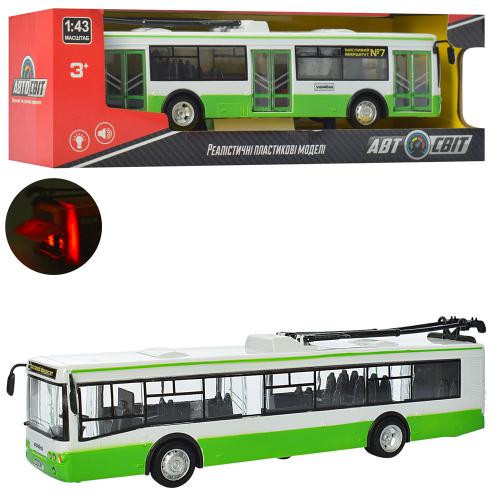 

Игрушечный троллейбус Автосвіт с открывающимися дверями (AS-1824)