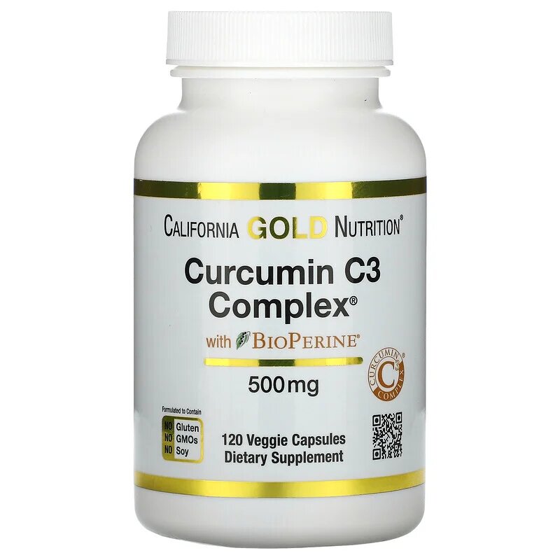 

Жиросжигатель California Gold Nutrition Curcumin C3 Complex 120 капсул (4384303547)