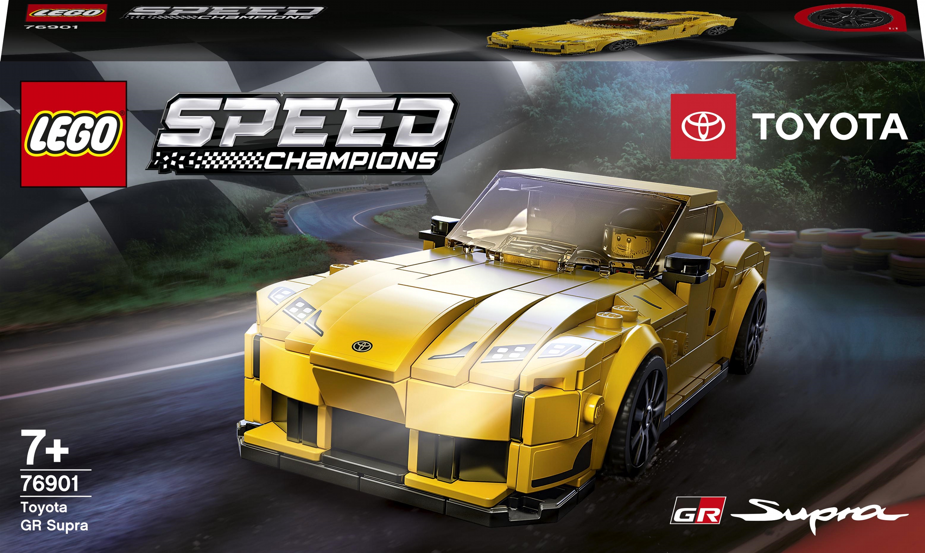 

Конструктор LEGO Speed Champions Toyota GR Supra 299 деталей (76901)