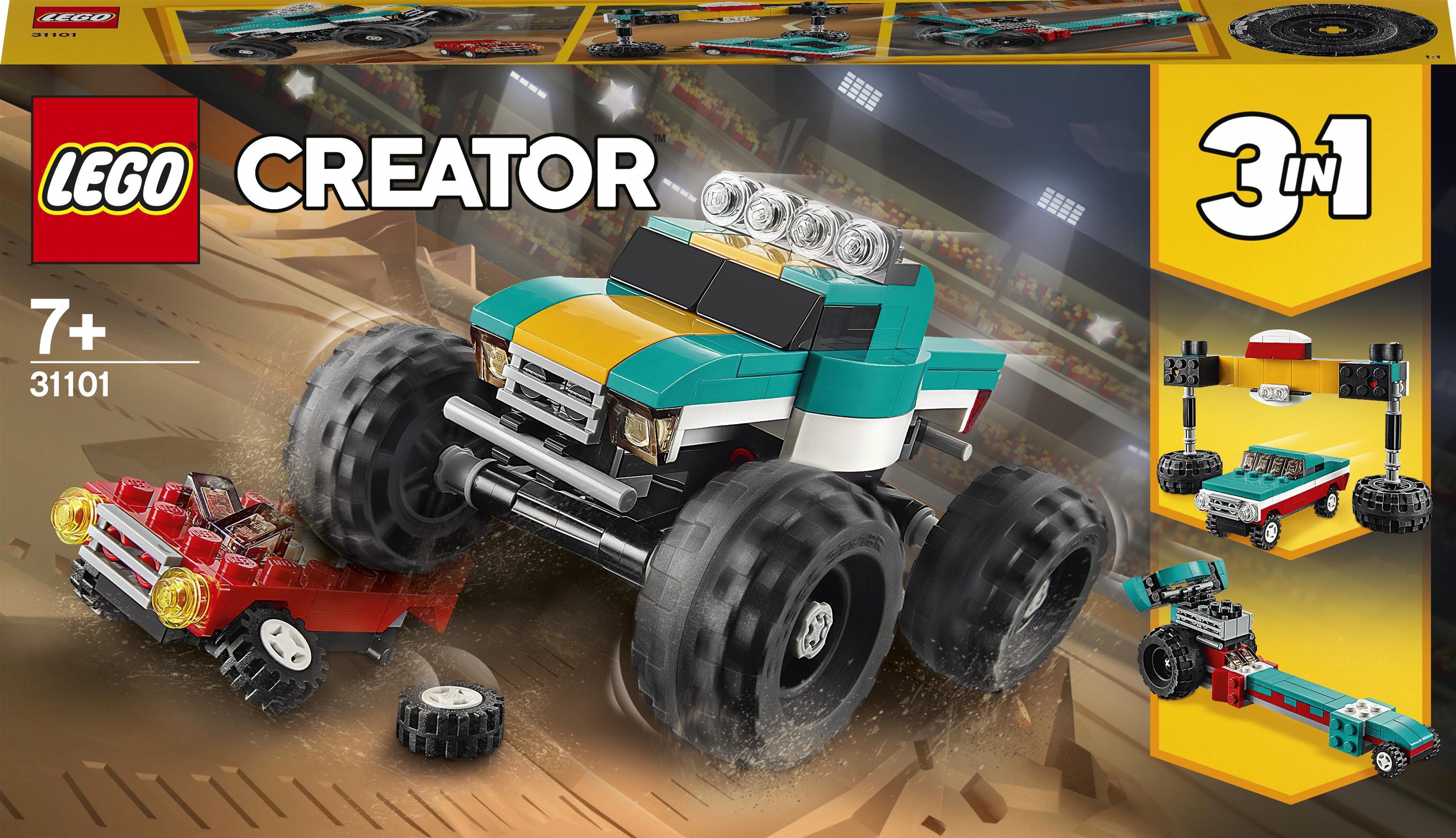 

Конструктор LEGO Creator Монстр-трак 163 детали (31101)