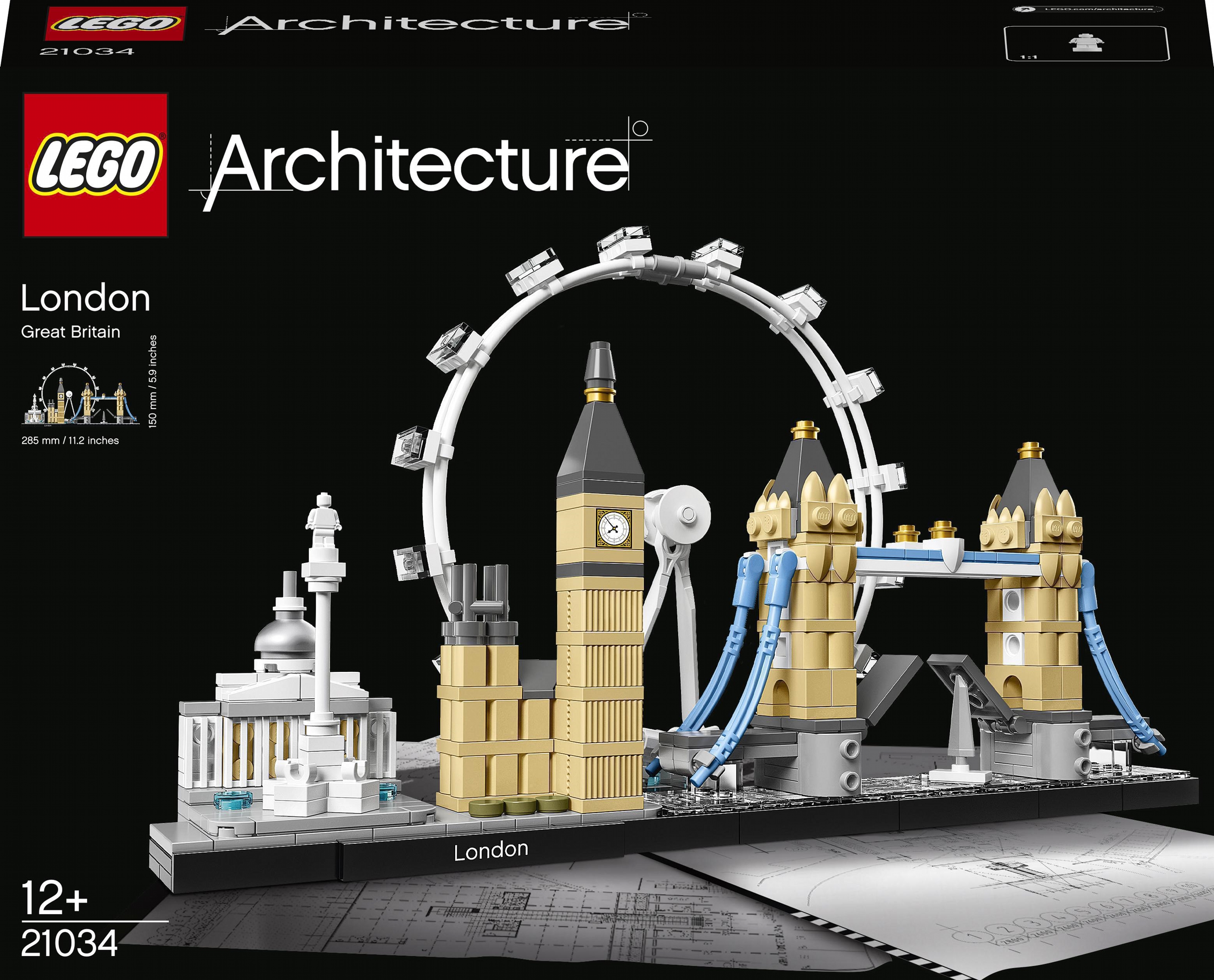 

Конструктор LEGO Architecture Лондон 468 деталей (21034)