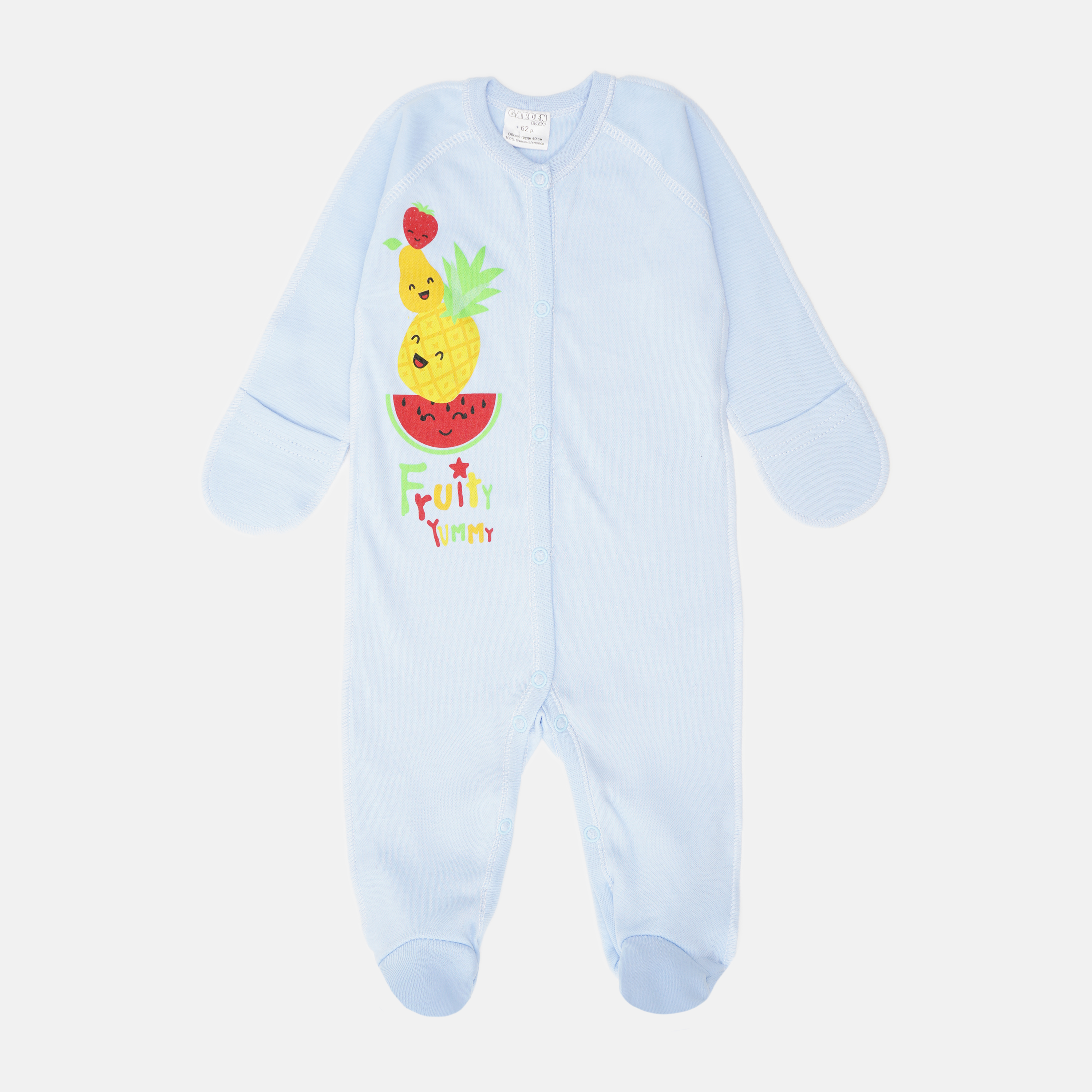 

Человечек Garden Baby Фрукты 10825-02 56 см Голубой