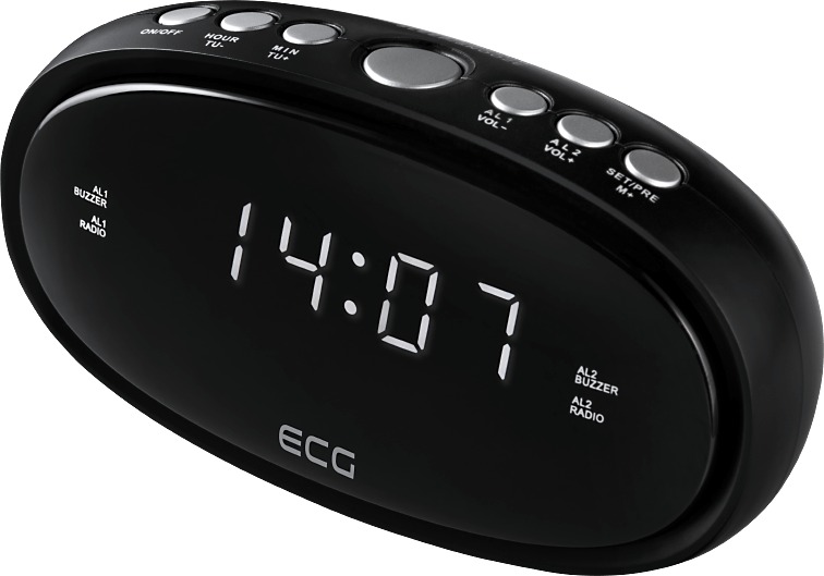 

Радио-часы ECG RB 010 Black