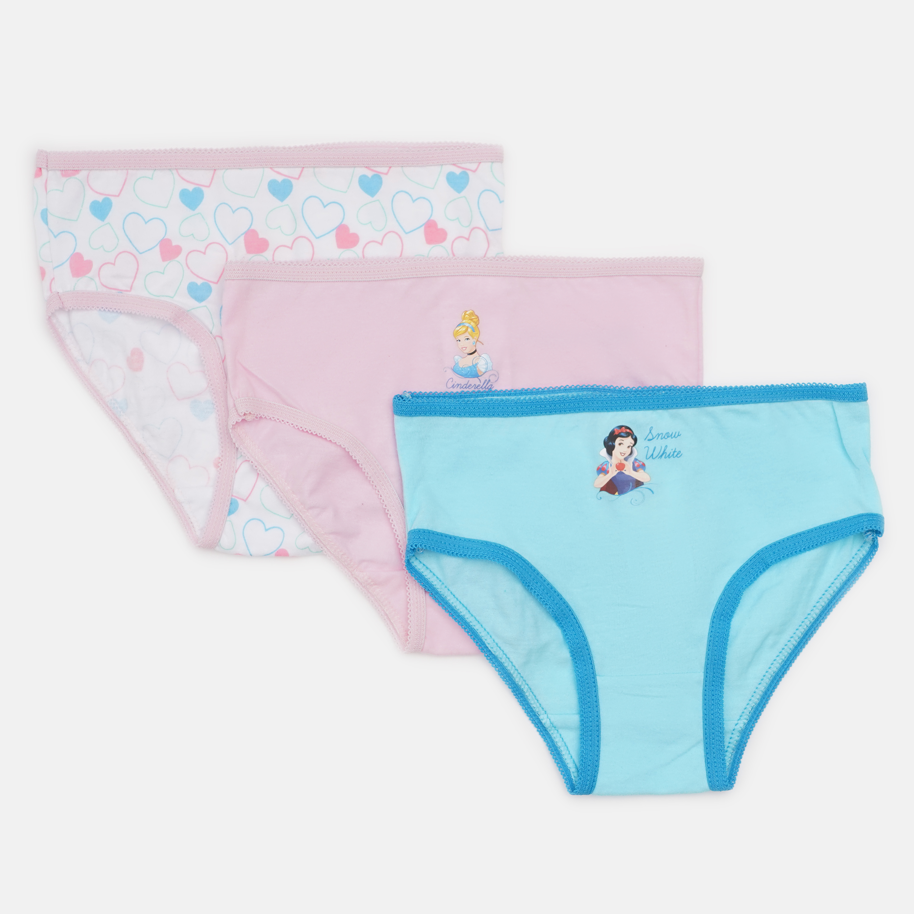 

Трусы Disney Princess DISP523372743-PACK 116-122 см Розовый/Синий/Белый