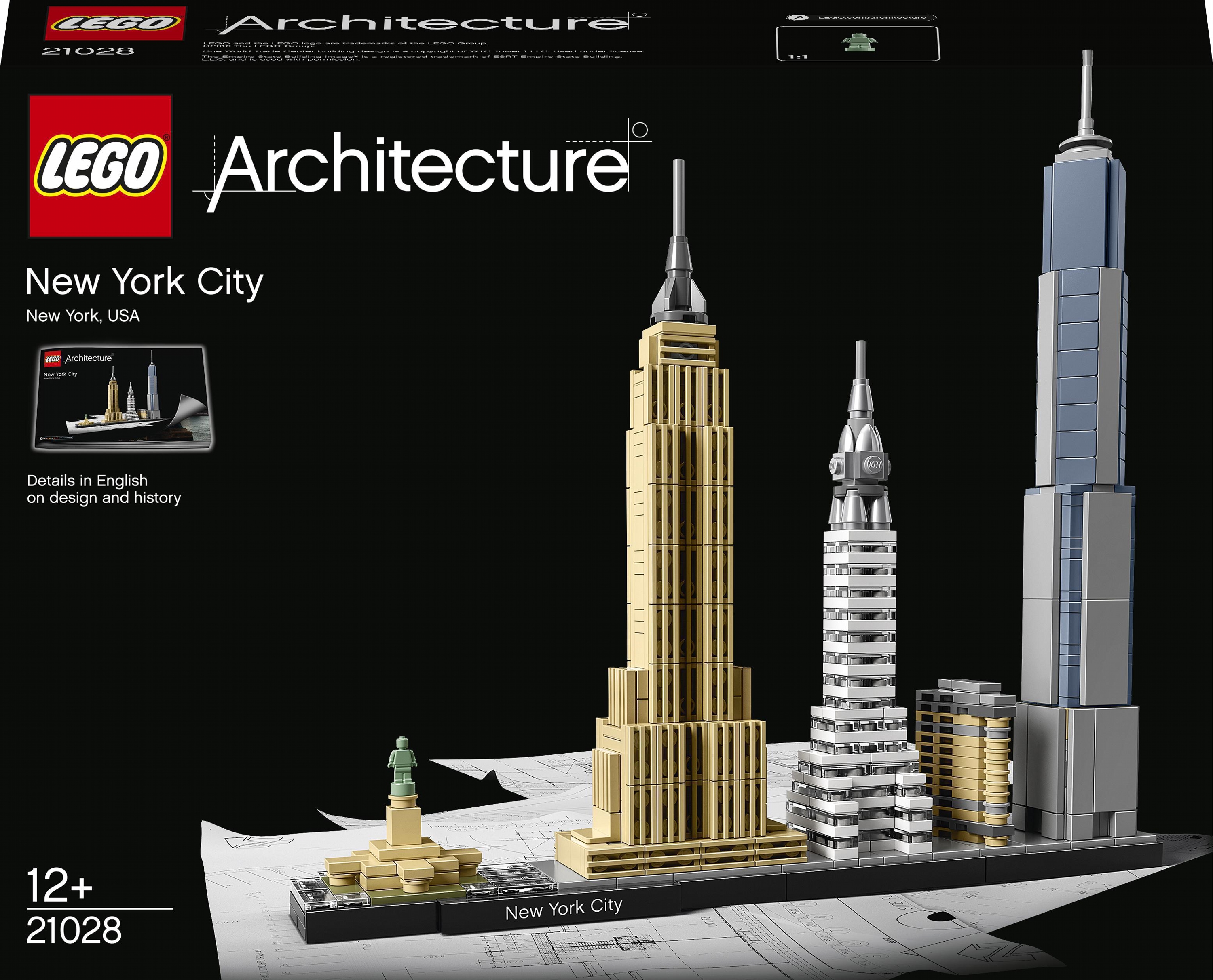 Акция на Конструктор LEGO Architecture Архитектура Нью-Йорка (21028) от Rozetka UA