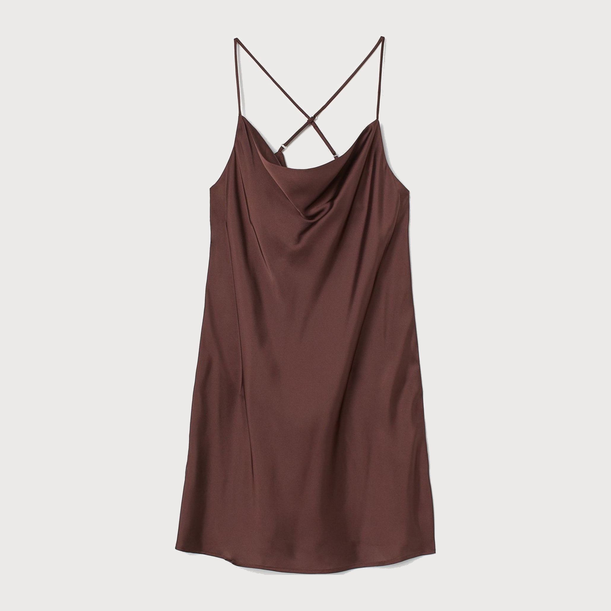 

Ночная рубашка H&M 2606-7616980 XL Темно-коричневая