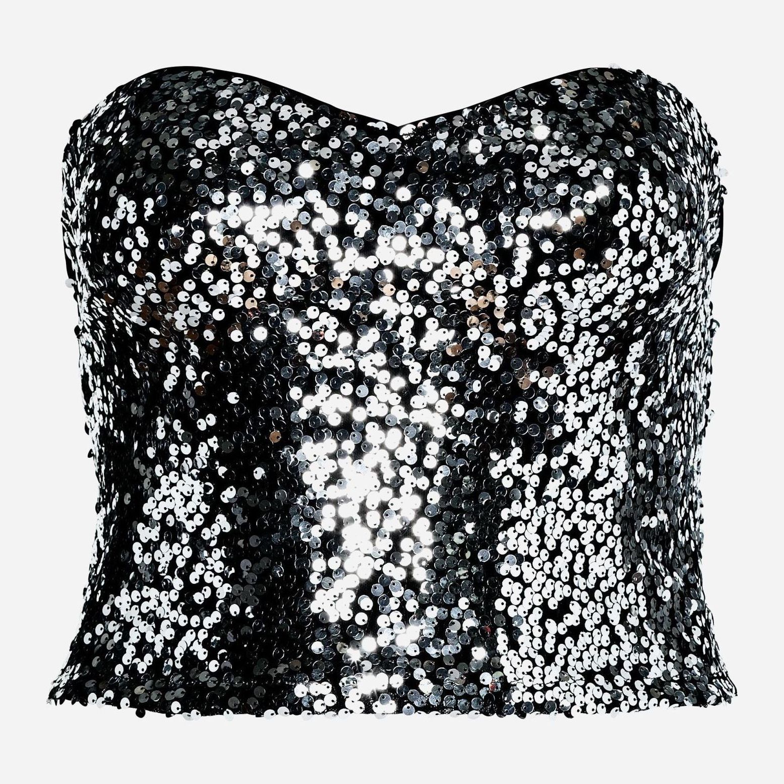

Топ H&M 2106-4072034 2XL Серебристый