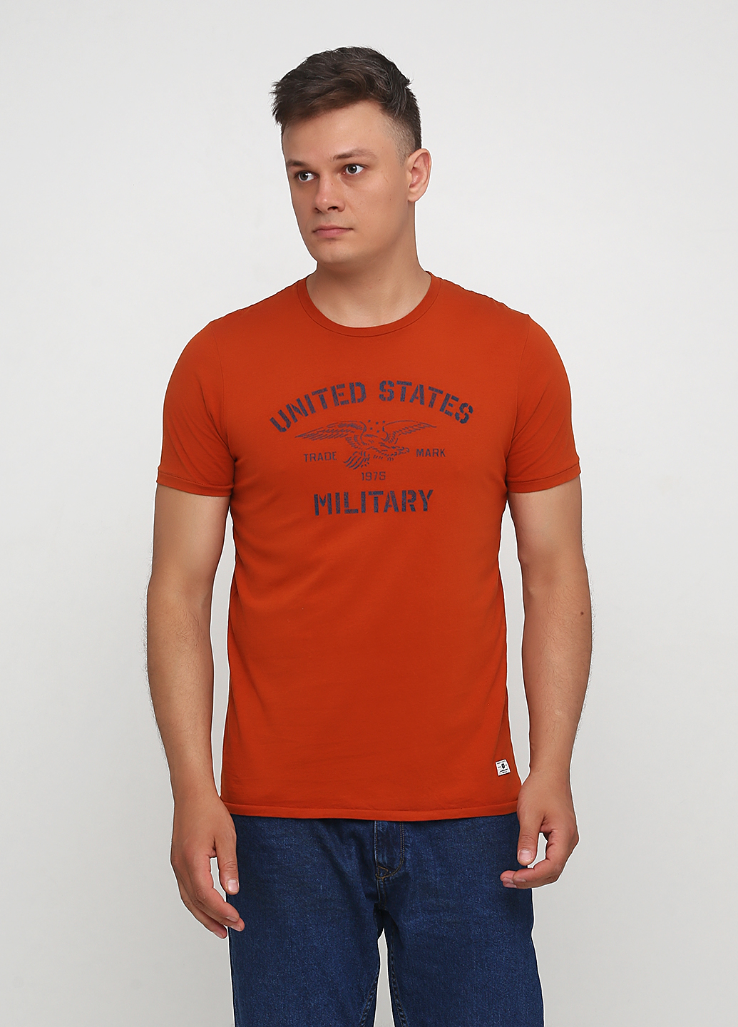 

Футболка JACK&JONES 12157581-CINNAMOB STICK  коричневый, Футболка JACK&JONES 12157581-CINNAMOB STICK L коричневый