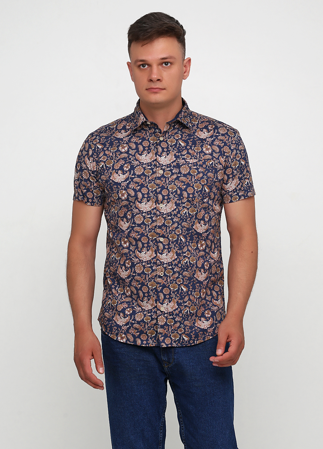 

Рубашка JACK&JONES 12154826-MEDIUM BLUE DEN L синий