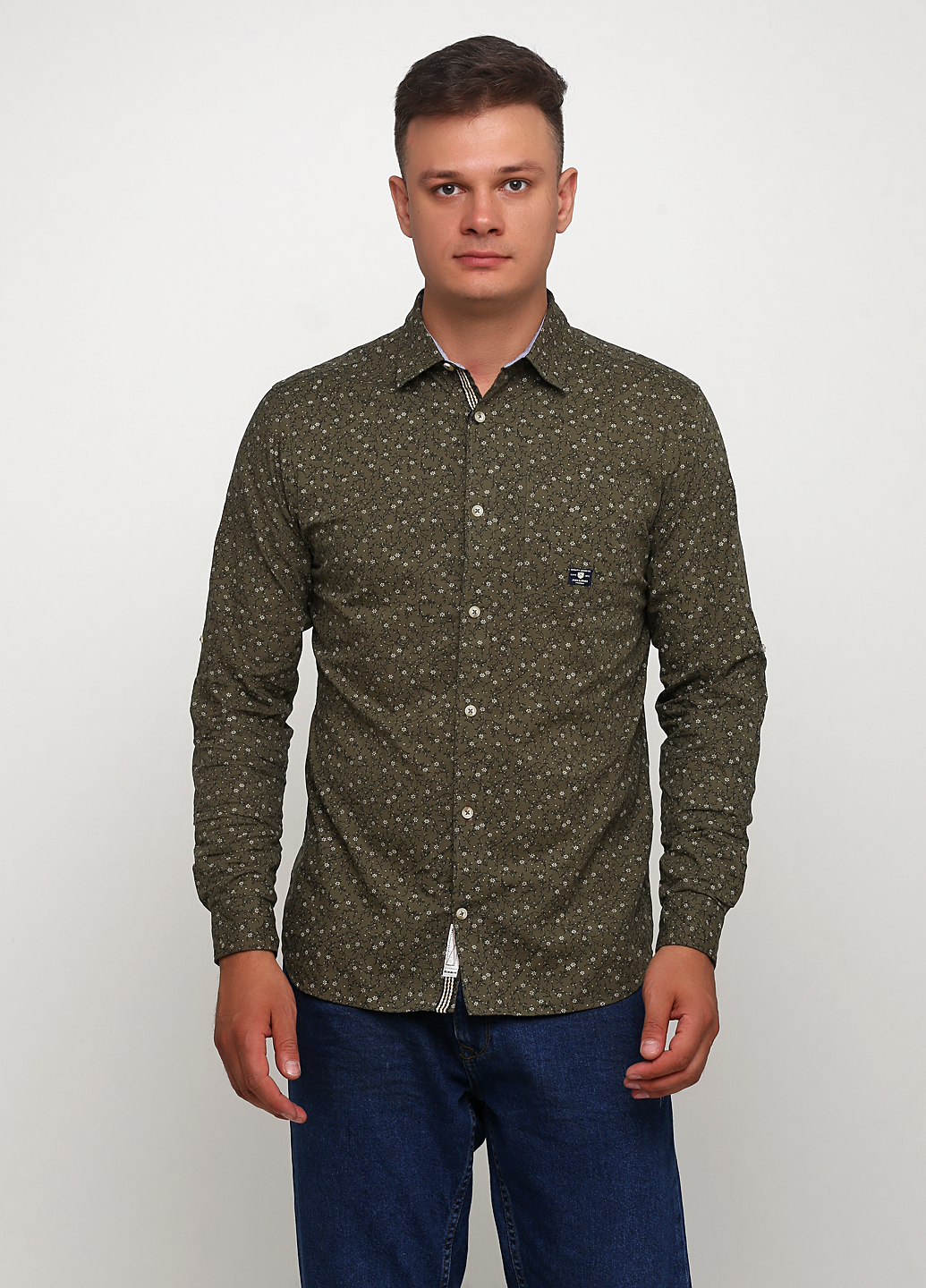 

Рубашка JACK&JONES 12158348-OLIVE NIGHT  хаки, Рубашка JACK&JONES 12158348-OLIVE NIGHT L хаки