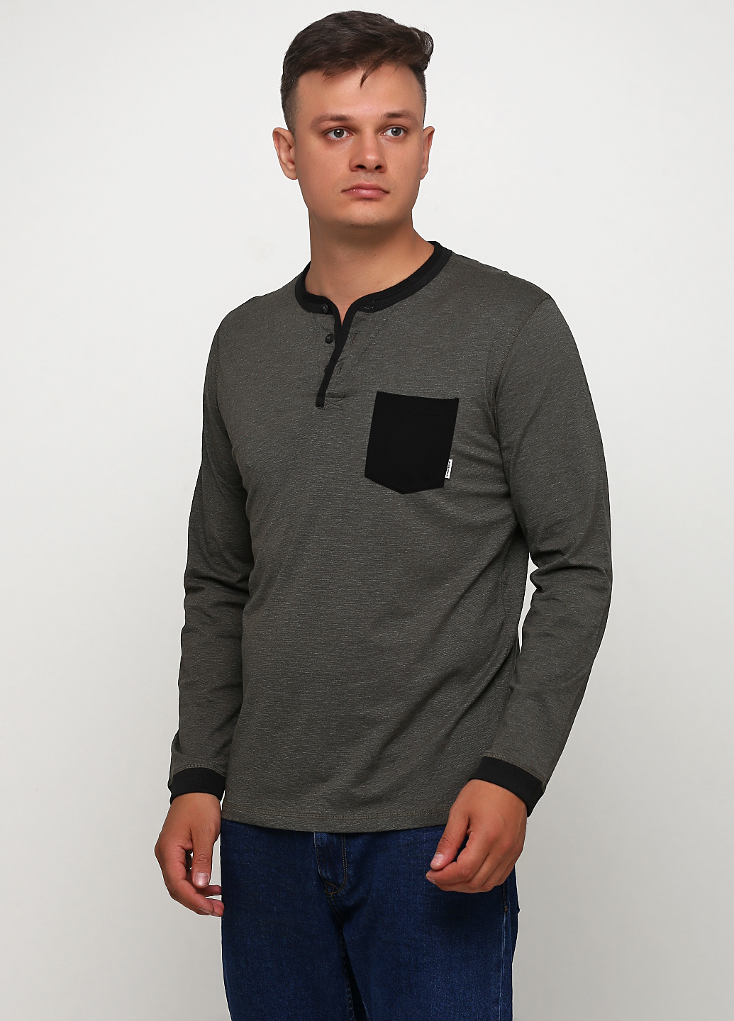 

Реглан JACK&JONES 12163655-FOREST NIGHT L серый